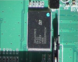 M29W800DB flash memory chip